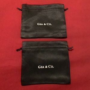 Small black Gia and Co dust bag